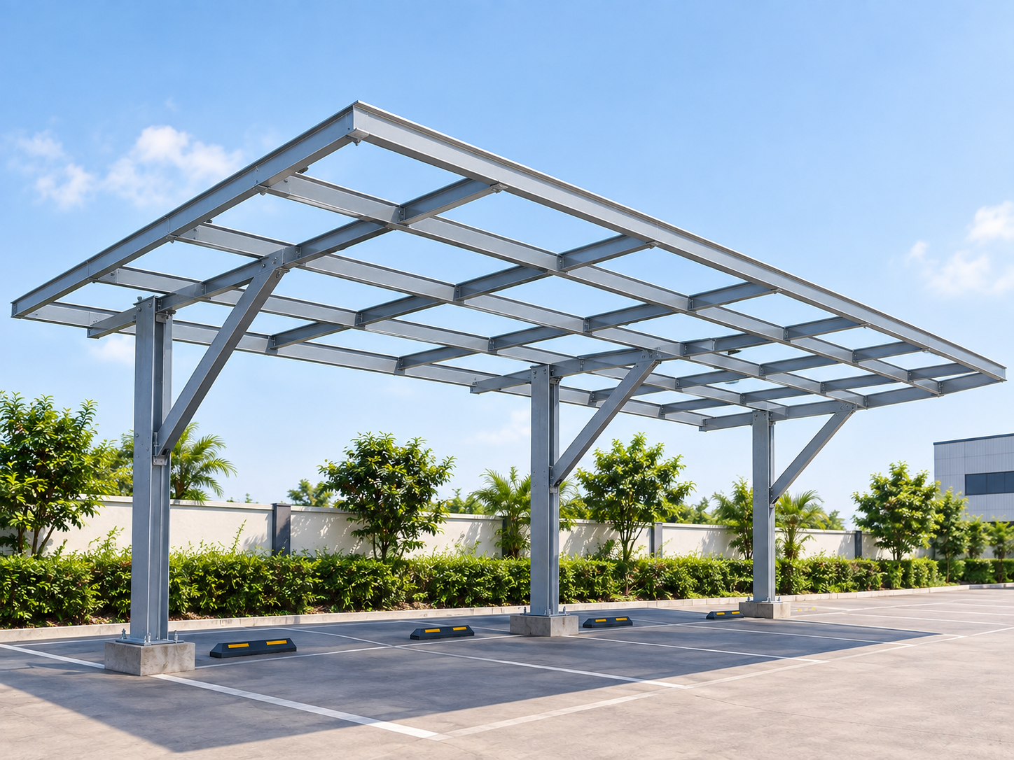Solar Carport Structure